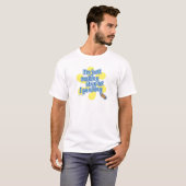Itを使ったクリエイティブおもしろい作家スローガン Tシャツ (正面フル)