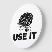 Itを使用 – 脳デザイン ラージ壁時計 (傾斜)