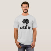 Itを使用 – 脳デザイン tシャツ (正面フル)