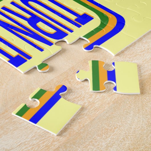 ITを切り替える感動的ことわざ引用文 ジグソーパズル (側面)