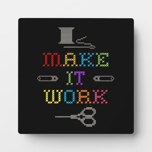 Itを動作させるファッション フォトプラーク (正面)