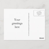 Itを動作させるファッション ポストカード (裏面)