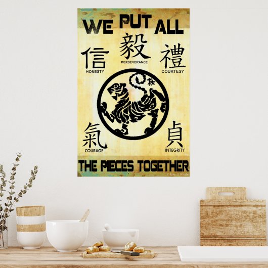 Itを武術・アーツのポスターにまとめる ポスター (キッチン)