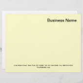 ITを自分で行う~ビジネスレターヘッド8x11 レターヘッド (正面/裏面)