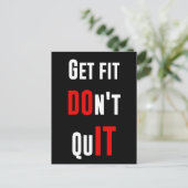 ITを行わないやめIT引用文モチベーションの知恵 ポストカード (スタンド正面)