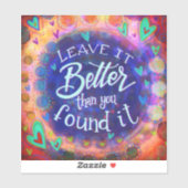 Itを見つけたよりも良いトレンディーおもしろいインスピレーション シール (シート)