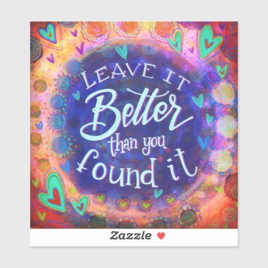 Itを見つけたよりも良いトレンディーおもしろいインスピレーション シール (シート)