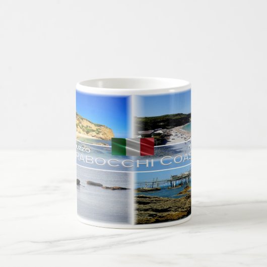 ITイタリア – アブルッツォ – トラボッキ海岸 – コーヒーマグカップ (中央)