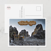 ITイタリア – アルパインハットAlimonta - Dolomiti - ポストカード (正面/裏面)