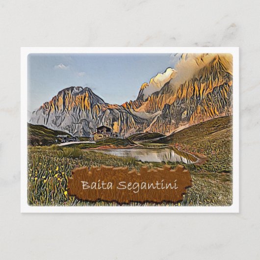 Itイタリア – アルパインハットBaita Segantini - Dolomiti - ポストカード (正面)