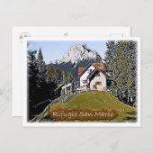 ITイタリア – アルパインハットSan Marcoi - ポストカード (正面/裏面)