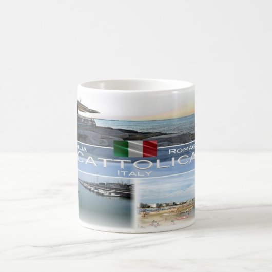 ITイタリア – エミリア・ロマーニャ – Cattolia - コーヒーマグカップ (中央)