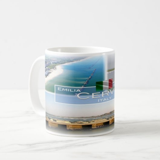 ITイタリア – エミリア・ロマーニャ – Cervia - コーヒーマグカップ (正面左)