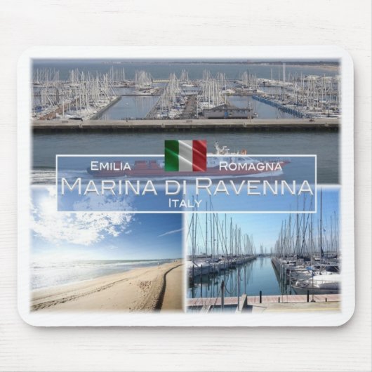 ITイタリア – エミリア・ロマーニャ – Marina di Ravenna - マウスパッド (正面)