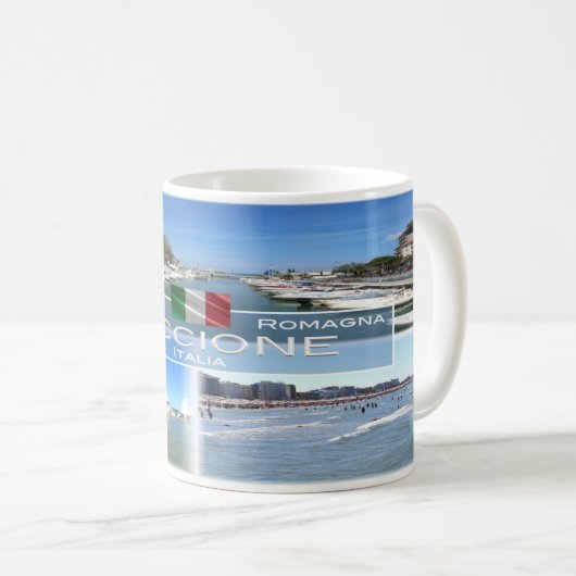 ITイタリア – エミリア・ロマーニャ – Riccione - コーヒーマグカップ (正面右)
