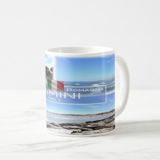 ITイタリア – エミリア・ロマーニャ – Rimini - コーヒーマグカップ (正面右)
