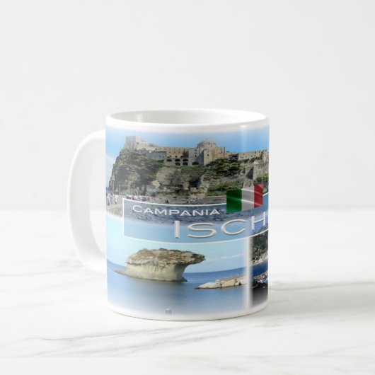 ITイタリア – カンパニア – イスキア – コーヒーマグカップ (正面左)