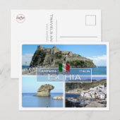 ITイタリア – カンパニア – Isola d'Ischia - ポストカード (正面/裏面)