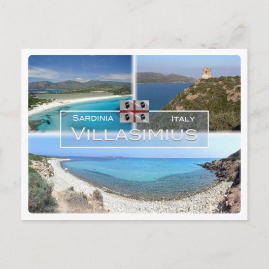 ITイタリア – サルデーニャ – Villasimius - ポストカード (正面)