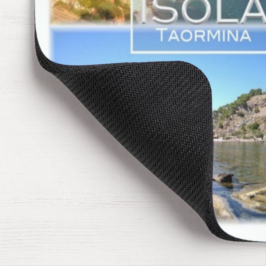 ITイタリア – シチリア – タオルミーナ – Isola Bella - マウスパッド (コーナー)