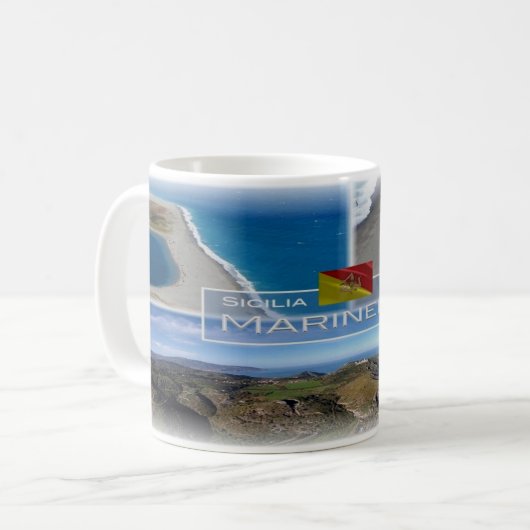 ITイタリア – シチリア – マリネッロ – コーヒーマグカップ (正面左)