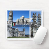ITイタリア – トスカーナ – Pisa – 傾いた塔 – マウスパッド (マウス)