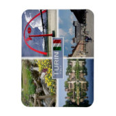 ITイタリア – トリノ島 –  マグネット (縦)