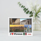 ITイタリア – フィレンツェ – モザイク – ポストカード (スタンド正面)