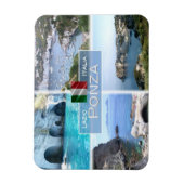 ITイタリア – ポンザ – Punta del Papa - Cala Fonte - マグネット (縦)