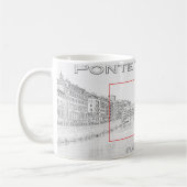 ITイタリア – ポンテヴェッキオ – フィレンツェ –  コーヒーマグカップ (左)