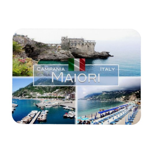 ITイタリア – マイオリ語 – トーレノルマンナ – マグネット (横)