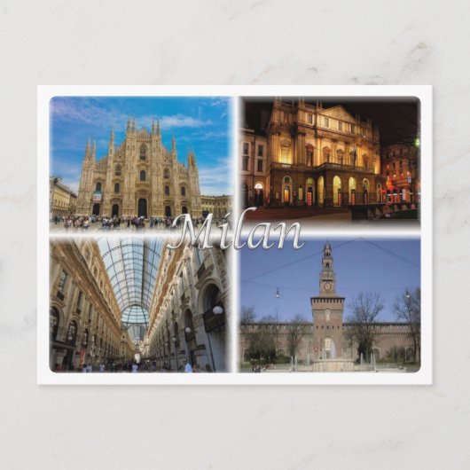 ITイタリア – ミラノミラノ – ロンバルディ –  ポストカード (正面)