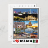ITイタリア – ミラノ – ポストカード (正面/裏面)