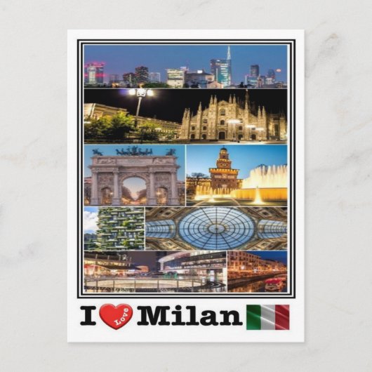 ITイタリア – ミラノ – ポストカード (正面)