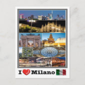 ITイタリア – ミラノ –  ポストカード (正面)