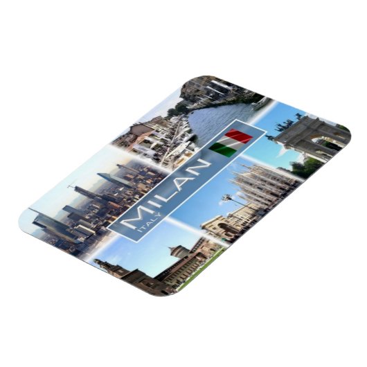 ITイタリア – ミラノ –  マグネット (左側)