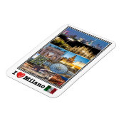 ITイタリア – ミラノ – 私はモザイクが大好き –  マグネット (左側)