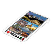 ITイタリア – ミラノ – 私はモザイクが大好き –  マグネット (左側)