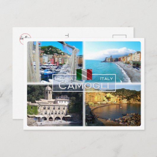 ITイタリア – リグーリア – カモグリ – ポストカード (正面/裏面)