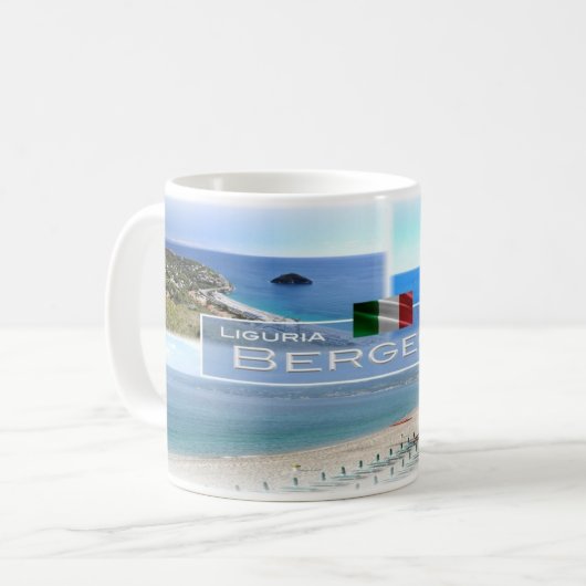 ITイタリア – リグーリア – Bergeggi - コーヒーマグカップ (正面左)