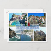 ITイタリア – リグーリア – Cinque Terre - ポストカード (正面/裏面)