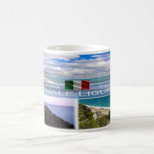 ITイタリア – リグーリア – Finale Ligure - コーヒーマグカップ (中央)