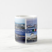 ITイタリア – リグーリア – Genova - コーヒーマグカップ (中央)