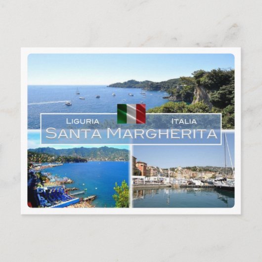 ITイタリア – リグーリア – Santa Margherita ligure - ポストカード (正面)