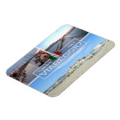 ITイタリア – ヴィアレッジョ – ピア&マリーナ観光客- マグネット (左側)