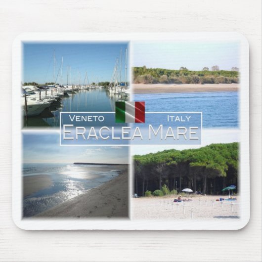 ITイタリア – ヴェネト – Eraclea Mare – パイナップウッド –  マウスパッド (正面)