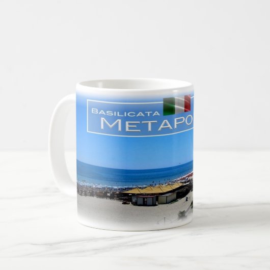 ITイタリア – Basilicata - Metaponto - コーヒーマグカップ (正面左)