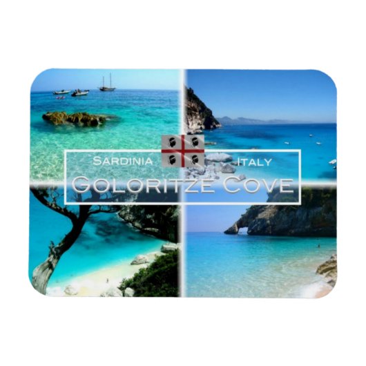 ITイタリア – Baunei - Cove Goloritze - マグネット (横)