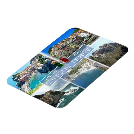 ITイタリア – Cinque Terre - マグネット (左側)