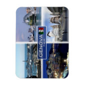 ITイタリア – Genova Genoa - マグネット (縦)